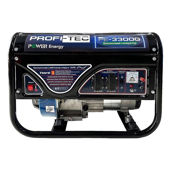 Генератор бензиновый 3.3 кВт PROFI-TEC PE-3300G