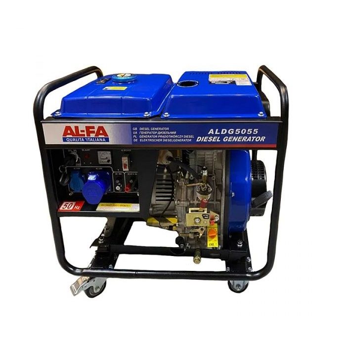 Генератор дизельний 5.5 кВт AL-FA ALDG5055