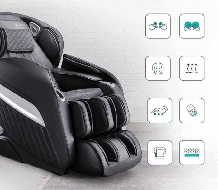 Массажное кресло с массажем для ног Naipo MGC-A350 Full Body Music Massage Chair