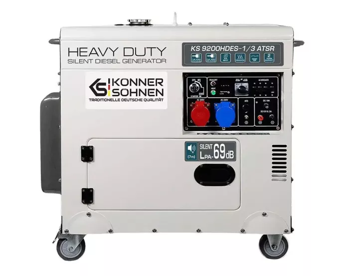 Генератор дизельний 7.5 кВт Німеччина KS 9200HDES-1/3 ATSR (EURO V)