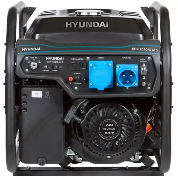 Генератор бензиновый 5.5 кВт Корея HHY 7050FE ATS