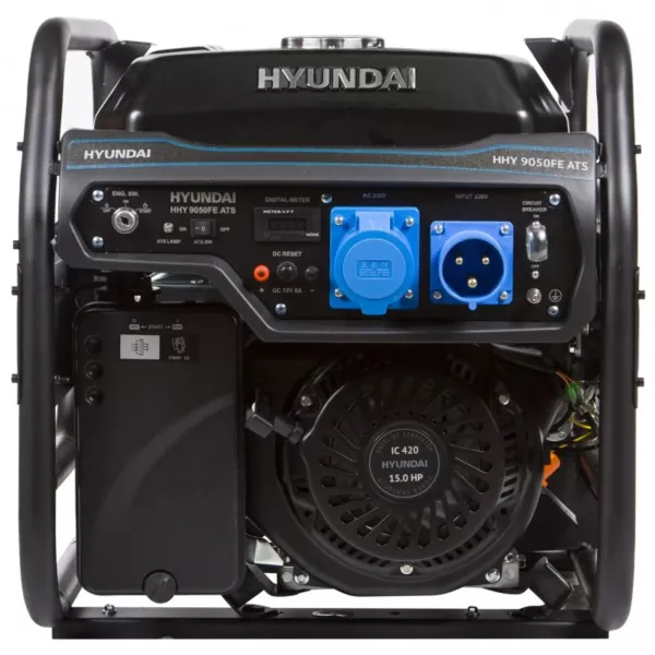 Генератор бензиновый 6.5 кВт Корея HHY 9050FE ATS