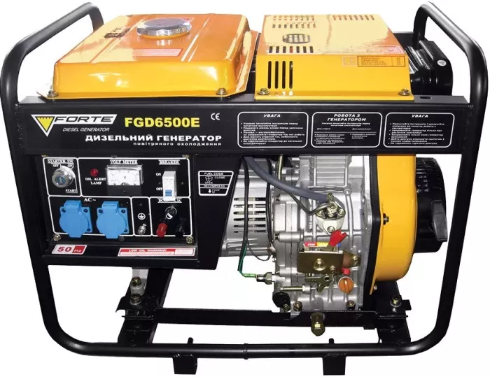 Генератор дизельний 4.8 кВт Forte FGD6500Е