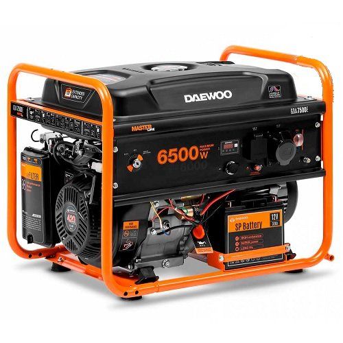 Генератор бензиновий 6.5 кВт DAEWOO GDA-7500E