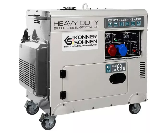 Генератор дизельний 7.5 кВт Німеччина KS 9202HDES-1/3 ATSR (EURO II)