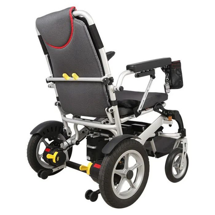 Коляска інвалідна електрична складна полегшена з пультом керування D6034