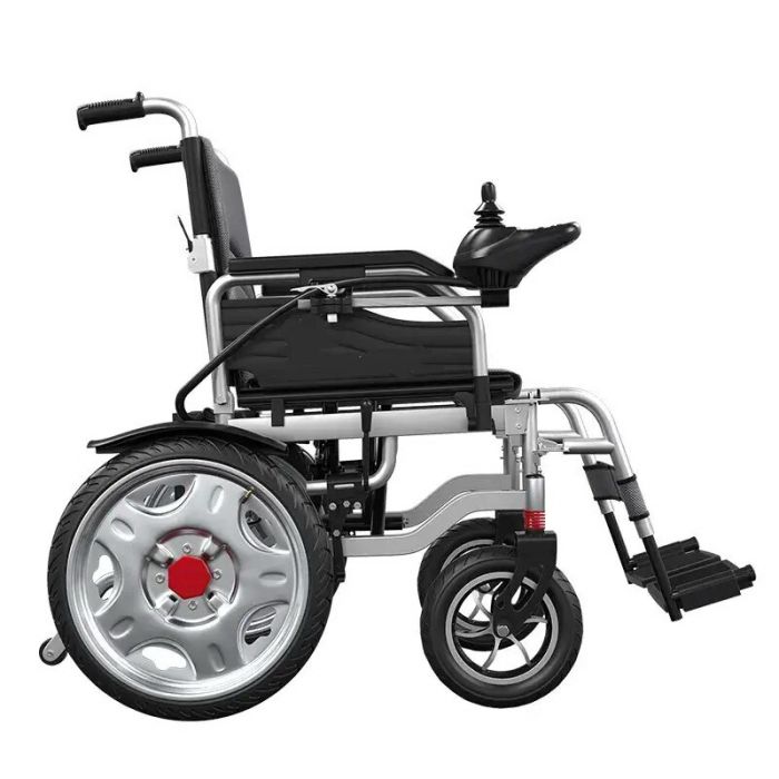 Коляска інвалідна електрична складна з підвищеною вантажопідйомністю D810