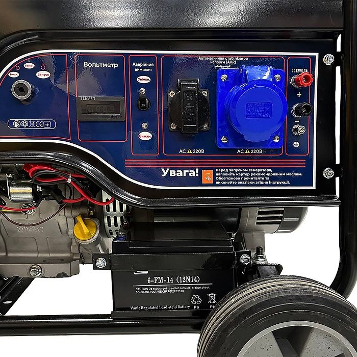 Генератор бензиновый 7 кВт PROFI-TEC PE-7000GE