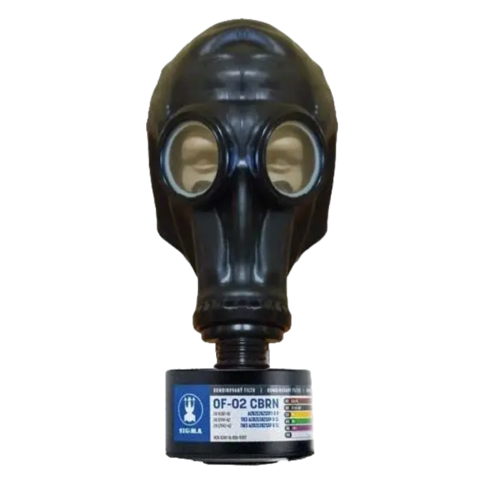 Протигаз цивільний ІЗОД-1 CBRN (тип ЦП7) з фильтром Sigma OF-02 A2B2E2K2SXP3DR