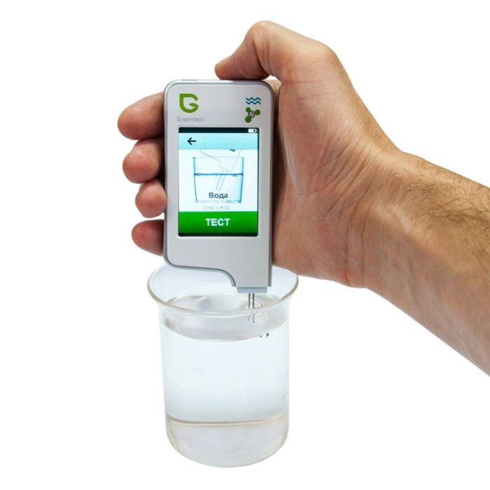 Нитрат-тестер и измеритель жесткости воды Greentest 3 + рыба