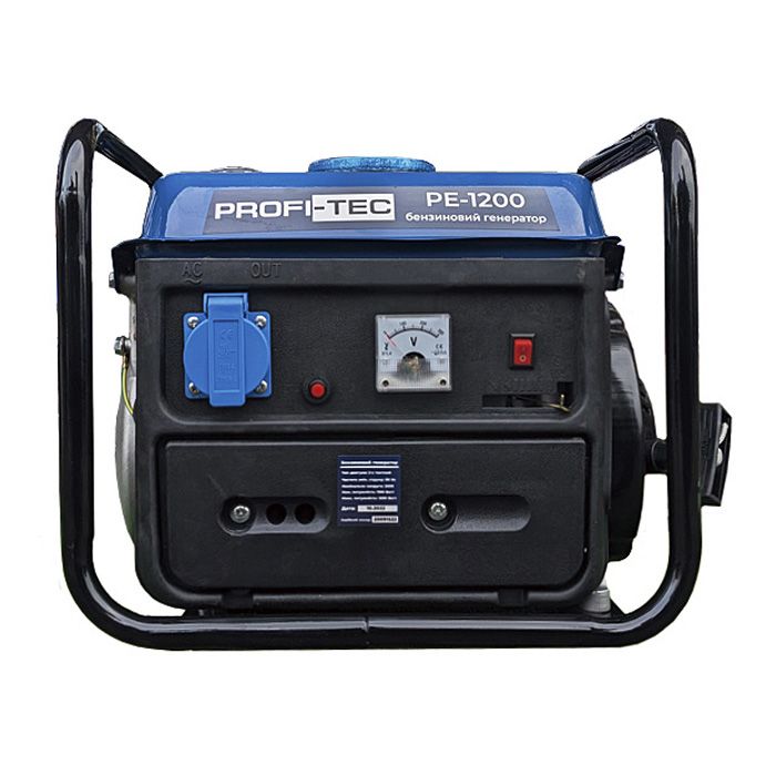 Генератор бензиновый 1.2 кВт PROFI-TEC PE-1200G