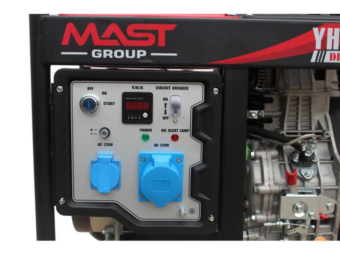 Генератор дизельний 8,5 кВт Mast Group YH11000AE з газовою плиткою Orcamp CK-505 та обігрівачем Gardyer HE2000