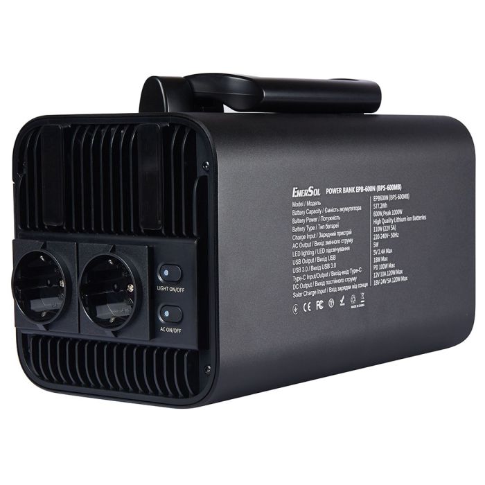 Зарядная станция 600 Вт EnerSol EPB-600N