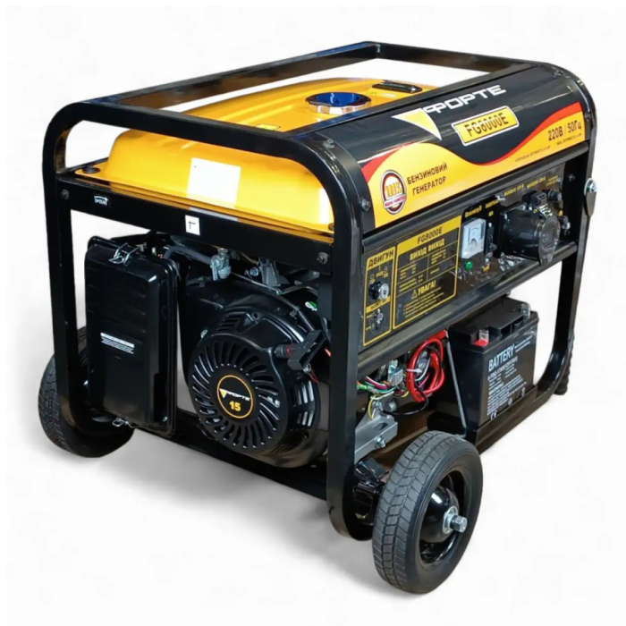 Генератор бензиновий 7.5 кВт Forte FG9000E