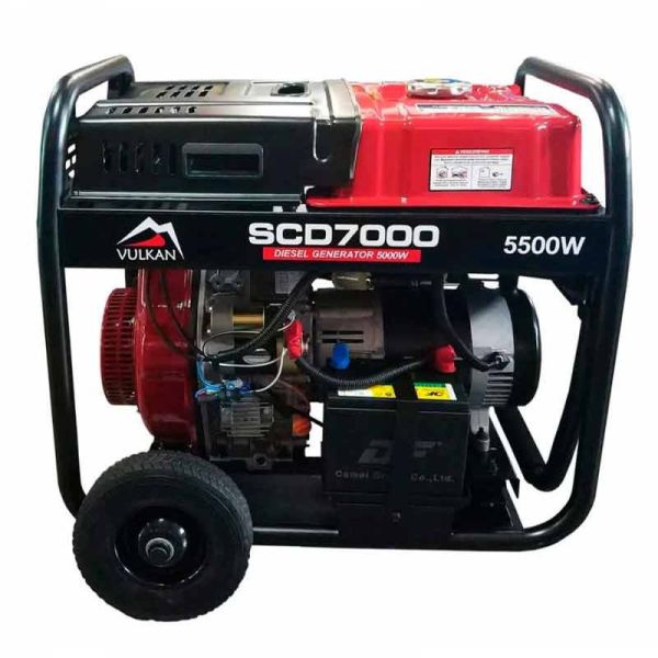 Генератор дизельний 3/5.5 кВт VULKAN SCD7000TЕ