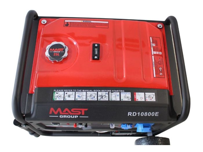Генератор бензиновий 8.5 кВт Mast Group RD10800E з газовою плиткою Orcamp CK-505 та обігрівачем Gardyer HE2000