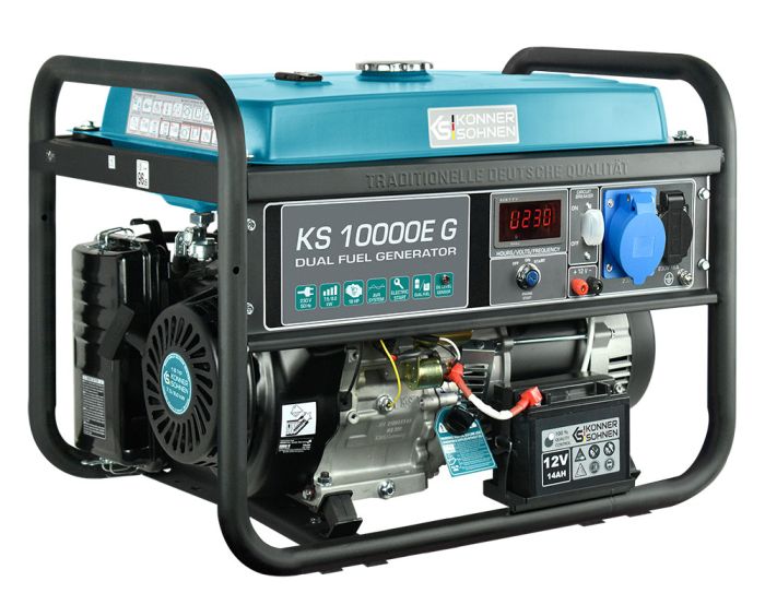 Генератор газобензиновый 8 кВт Германия KS 10000E G