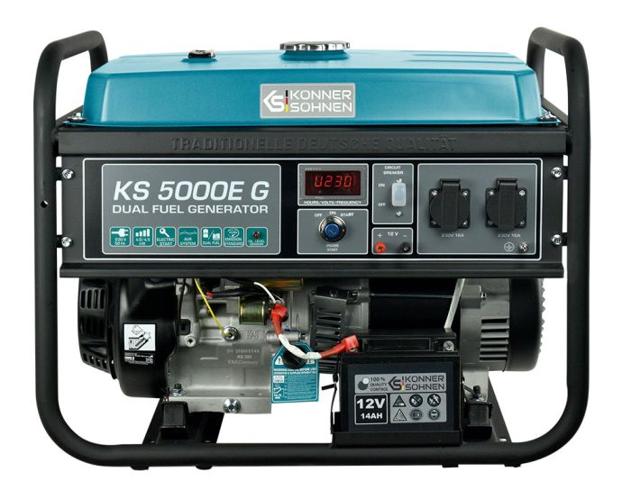 Генератор газобензиновый 4.5 кВт Германия KS 5000E G
