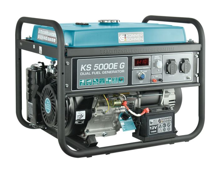 Генератор газобензиновий 4.5 кВт Німеччина KS 5000E G
