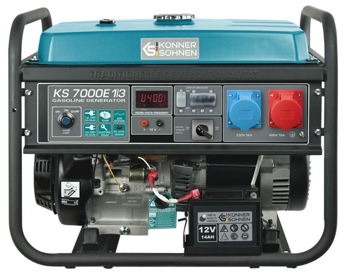 Генератор бензиновий 5.5 кВт Німеччина KS 7000E 1/3