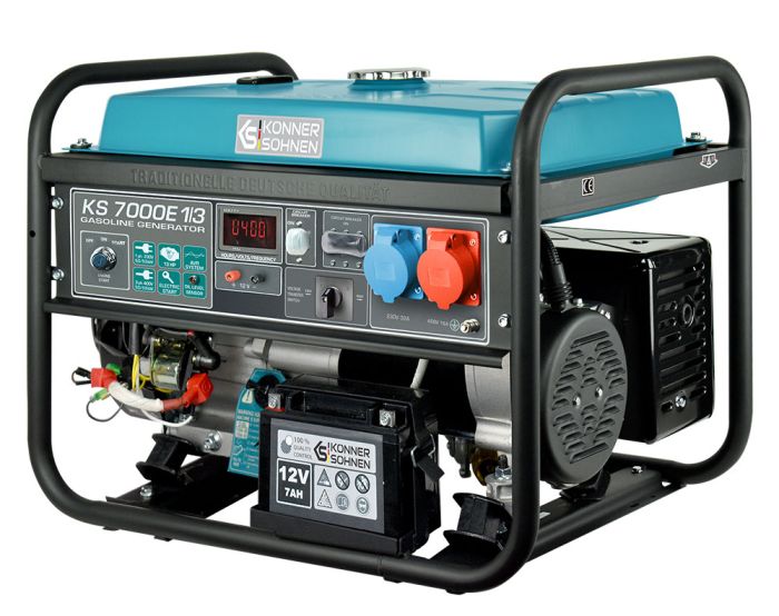 Генератор бензиновий 5.5 кВт Німеччина KS 7000E 1/3