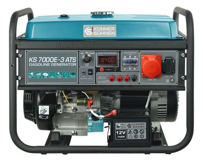 Генератор бензиновий 5.5 кВт Німеччина KS 7000E-3 ATS