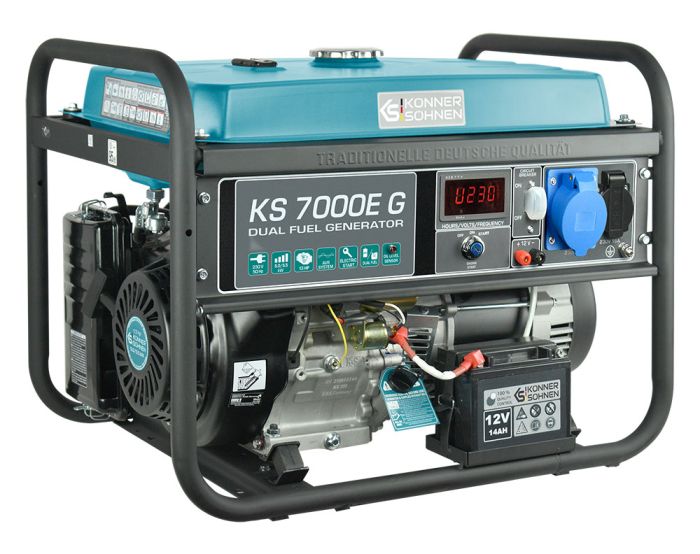 Генератор газобензиновый 5.5 кВт Германия KS 7000E G