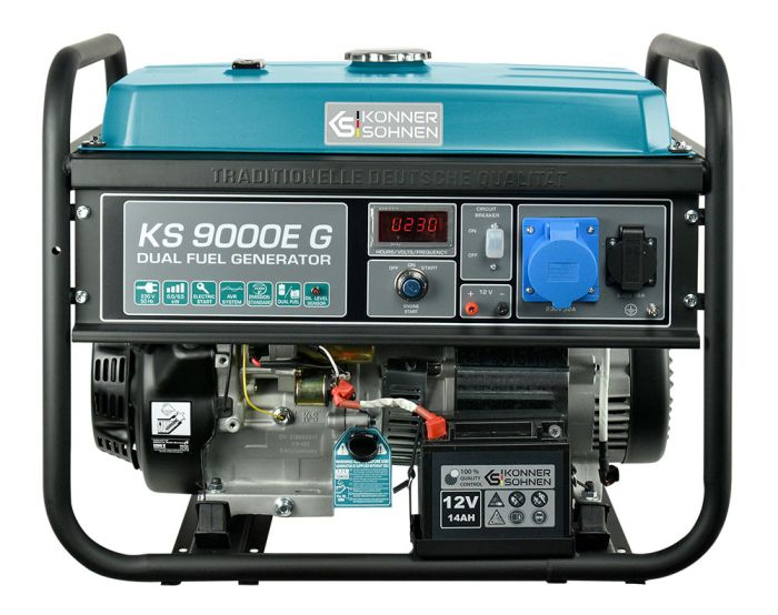 Генератор газобензиновий 6.5 кВт Німеччина KS 9000E G