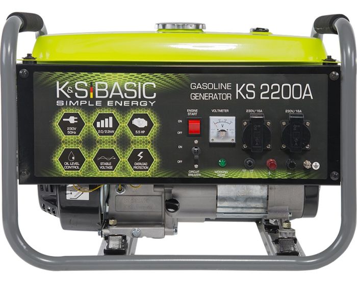 Генератор бензиновый 2.2 кВт KSB 2200A
