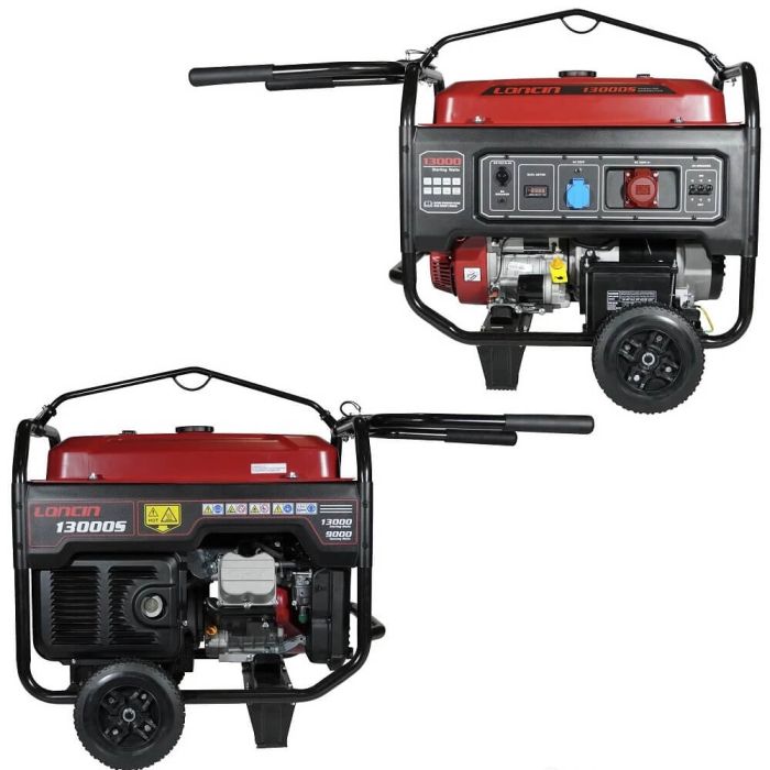 Генератор бензиновый 10 кВт Loncin LC13000S 