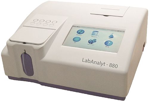 Полуавтоматический биохимический анализатор LabAnalyt-880
