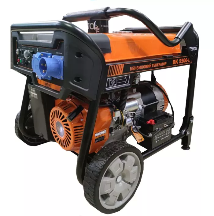 Генератор бензиновый 5.5 кВт GTM DK5500-L