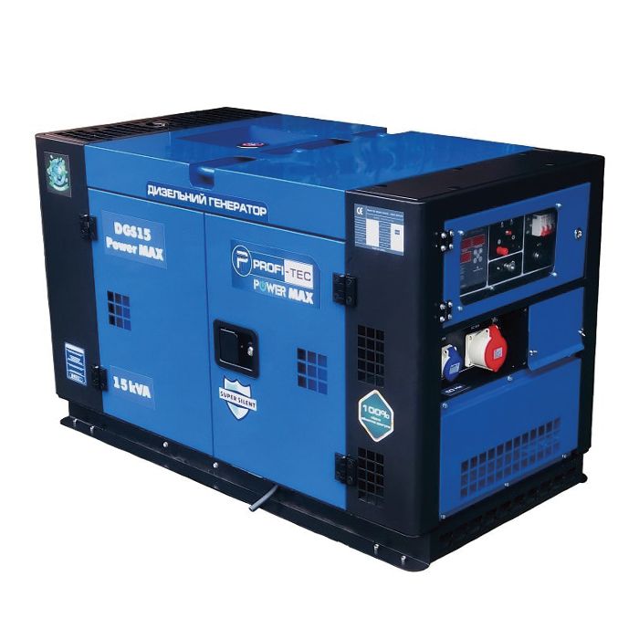 Генератор дизельний 12 кВт PROFI-TEC DGS15 Power MAX