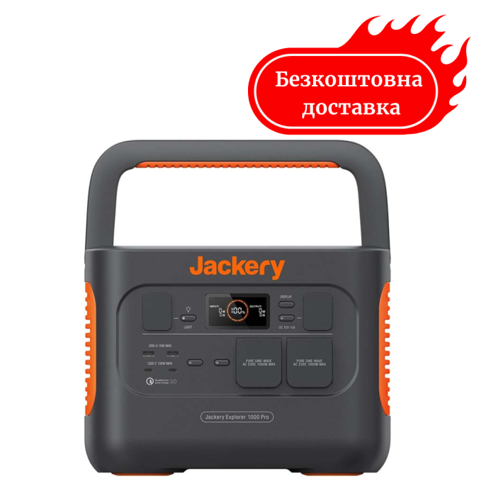 Портативна електростанція Jackery Explorer 1000 Pro 1000 Вт/год