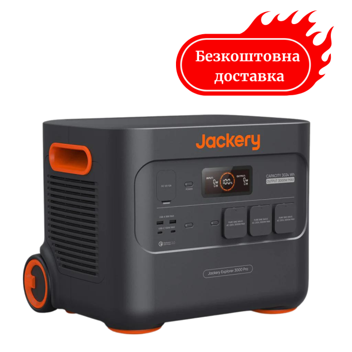 Портативна електростанція Jackery Explorer 3000 Pro 3024 Вт/год