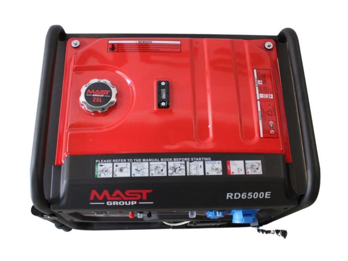 Генератор бензиновий 5.5 кВт Mast Group RD6500E з газовою плиткою Orcamp CK-505 та обігрівачем Gardyer HE2000