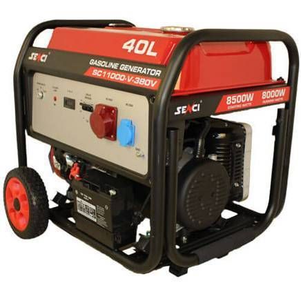 Генератор бензиновий 8.5 кВт Senci SC11000-V 380V