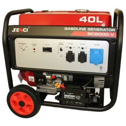 Генератор бензиновий 7.5 кВт Senci SC8000-V