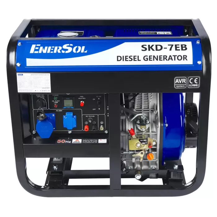 Генератор дизельний 6.5 кВт EnerSol SKD-7EB