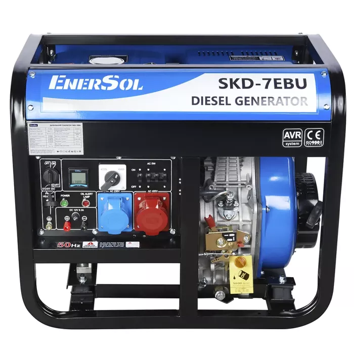 Генератор дизельний 6.5 кВт EnerSol SKD-7EBU