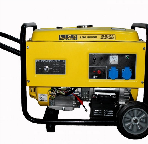 Генератор бензиновый 6 кВт LION POWER LNG8000E