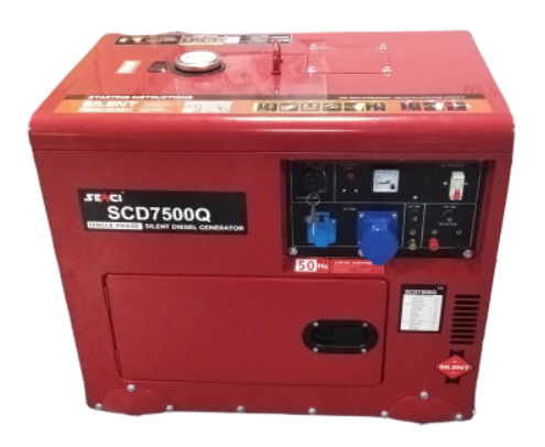 Генератор дизельний 5.5 кВт Senci SCD 7500Q