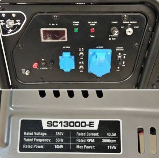 Генератор бензиновий 11 кВт Senci SC13000E