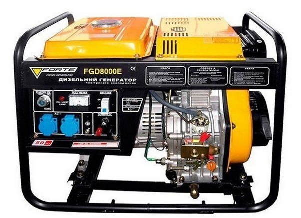 Генератор дизельний 6.5 кВт Forte FGD8000E
