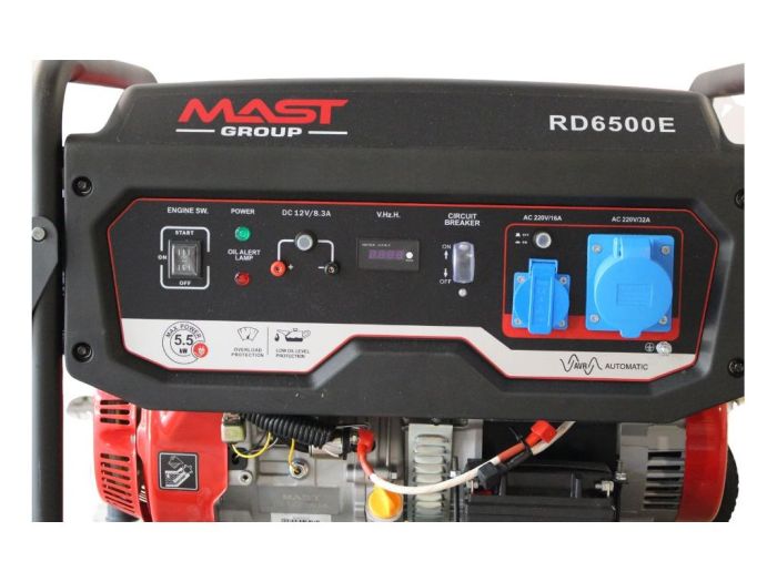 Генератор бензиновий 5.5 кВт Mast Group RD6500E з газовою плиткою Orcamp CK-505 та обігрівачем Gardyer HE2000