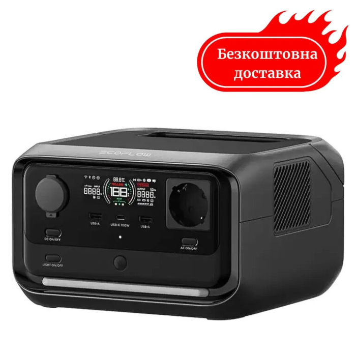 Зарядна станція EcoFlow 600 Вт River 3 Plus